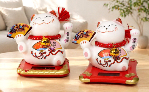 Winkekatze solar maneki - winkekatze,