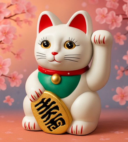 Glückskatze winkekatze - glückskatze,