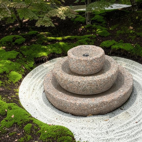 Zen gartenbrunnen granit - zen,