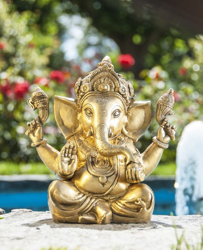 Ganesha messing antik - messing,