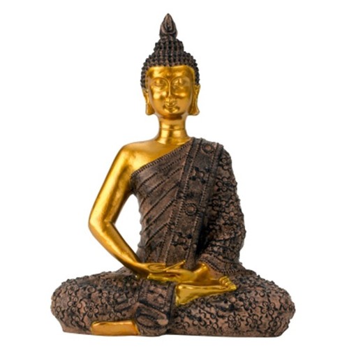 Thai buddha figur sitzend gold - buddha,