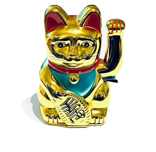 Chinesische winkekatze gold - winkekatze,