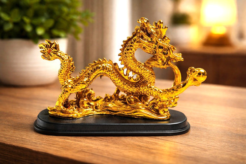 Feng shui goldener - goldener, drache
