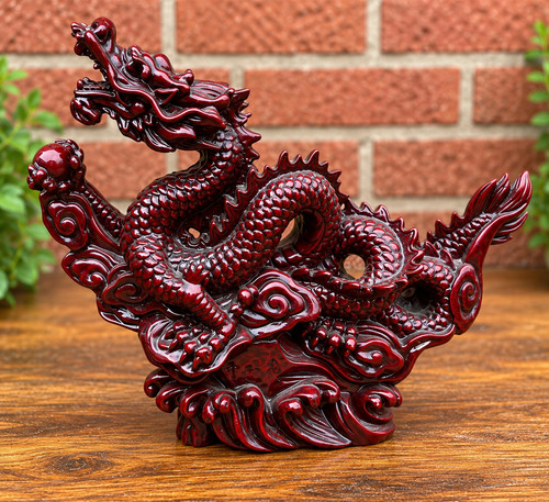 Chinesischer drache dekofigur - chinesischer,