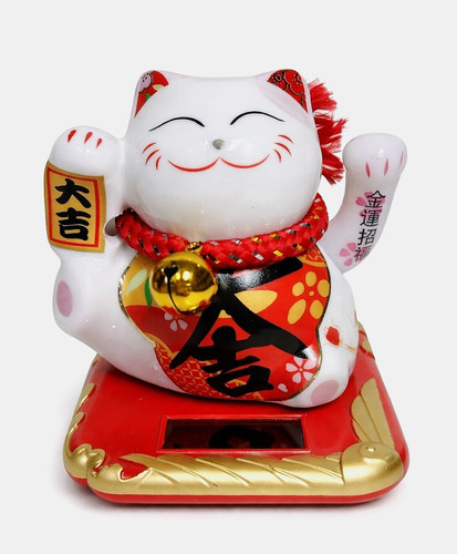 Solar winkekatze maneki neko - maneki,