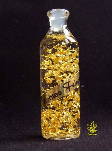 Goldfläschchen mit karat - goldfläschchen,