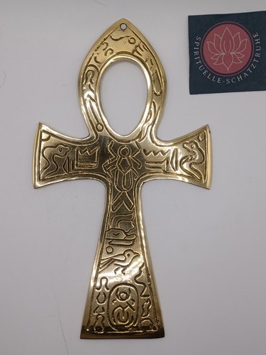 Ankh messing groß mit - ankh, messing,