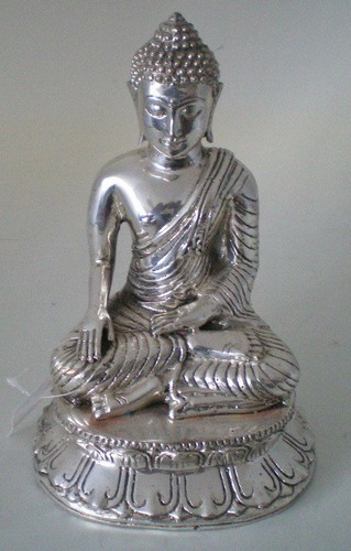 Buddha sitzend aus messing - buddha,