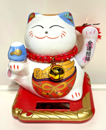 Solar winkekatze maneki - maneki, neko