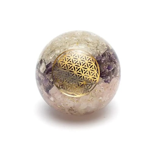 Orgonit kugel goldene dreieck - goldene,
