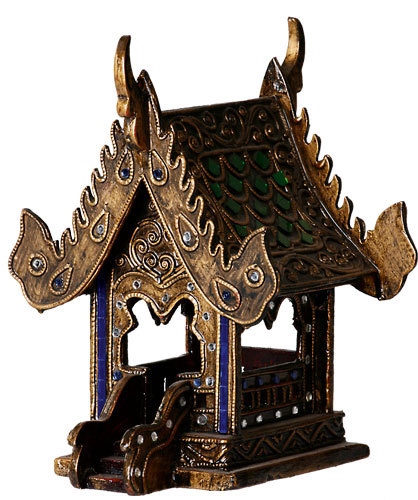 25cm buddha tempel geisterhaus - buddha,